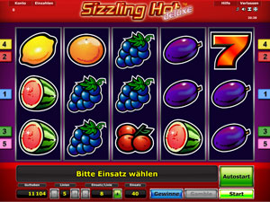 Sizzling Hot Deluxe Spiel Novoline